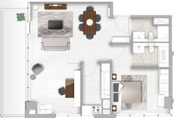 1 bedroom